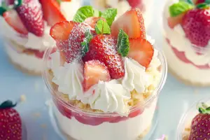 No-Bake Strawberry Cheesecake Parfait: A Fresh and Easy Dessert