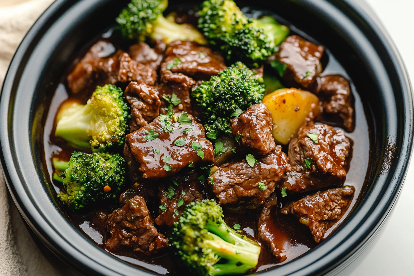Crockpot Beef and Broccoli

