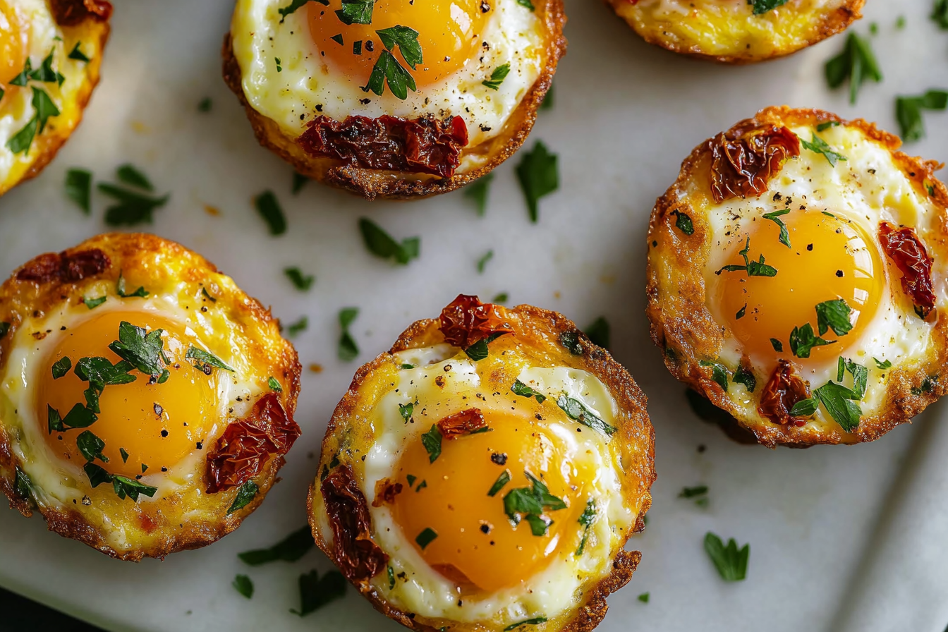 Sun-Dried Tomato Egg Muffins