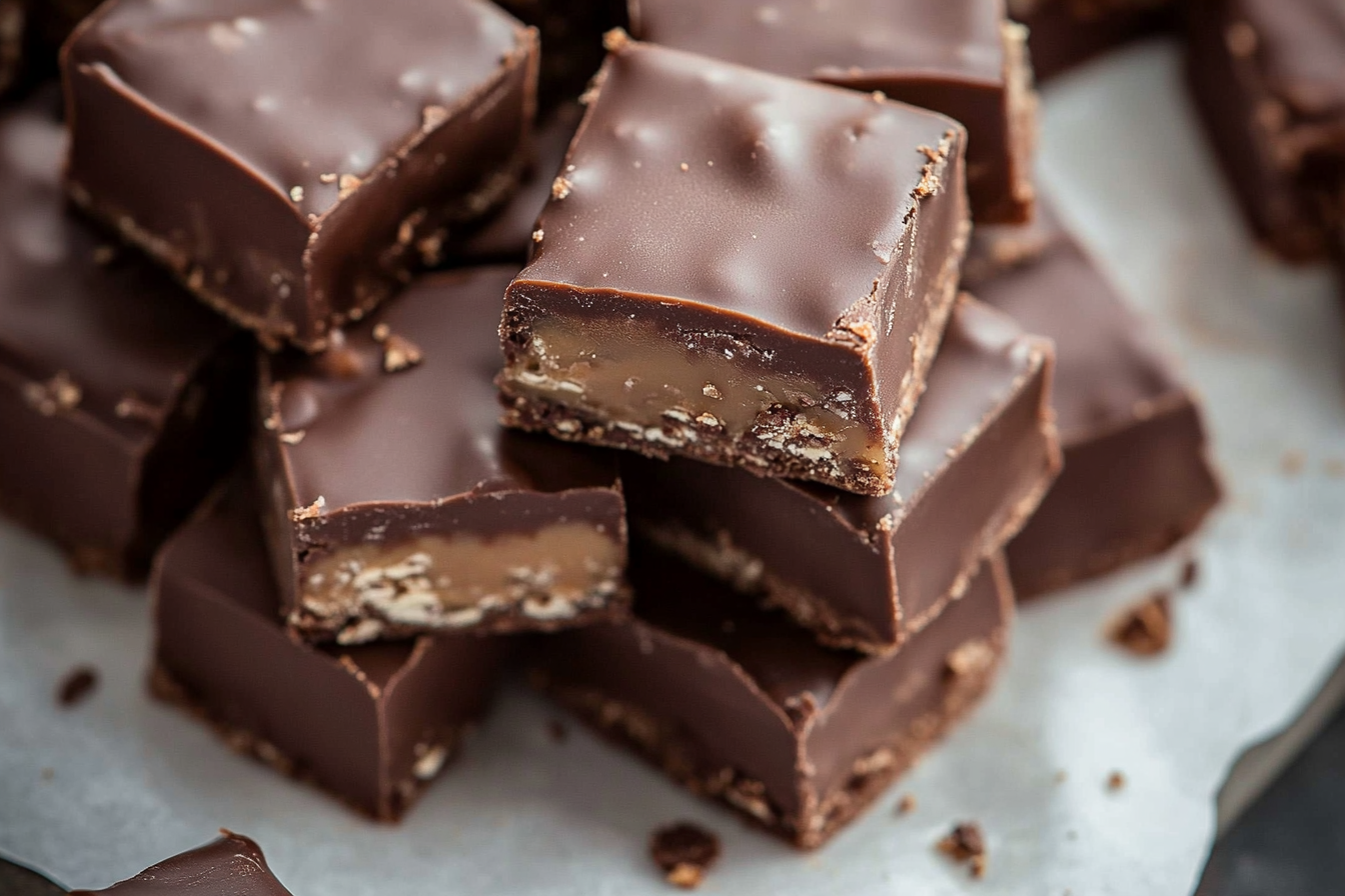 Homemade 3 Musketeers Bars