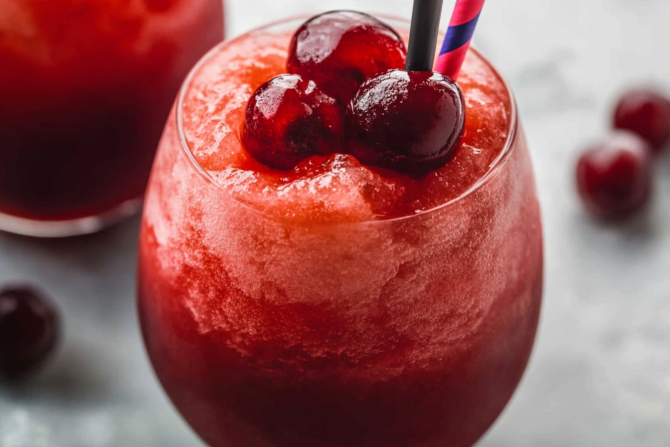Cherry Rum and Coke Slushie

