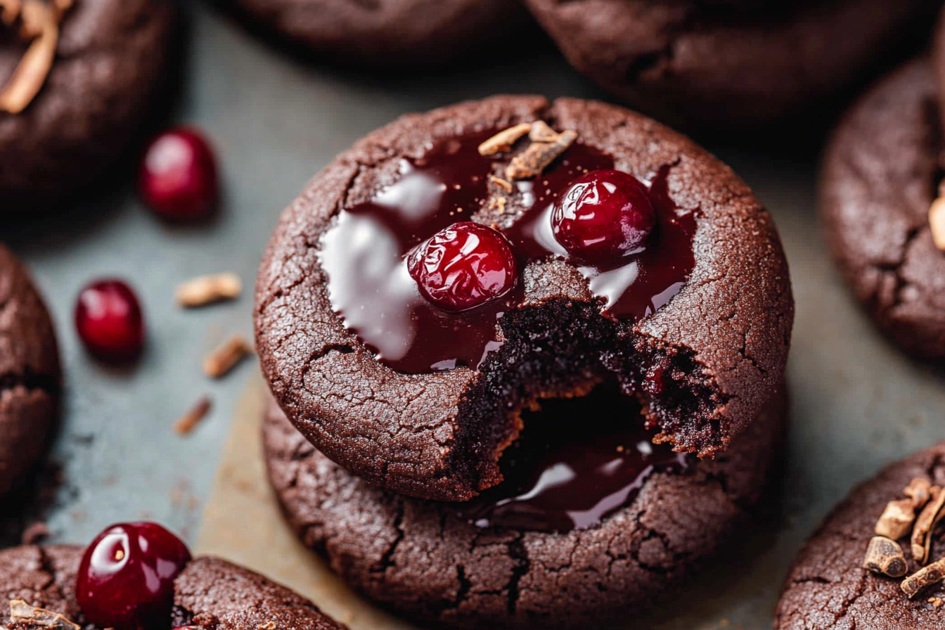 chocolate-cherry-cookies