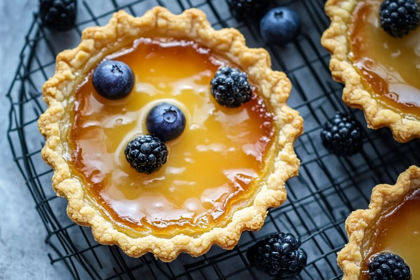 Lemon curd tart