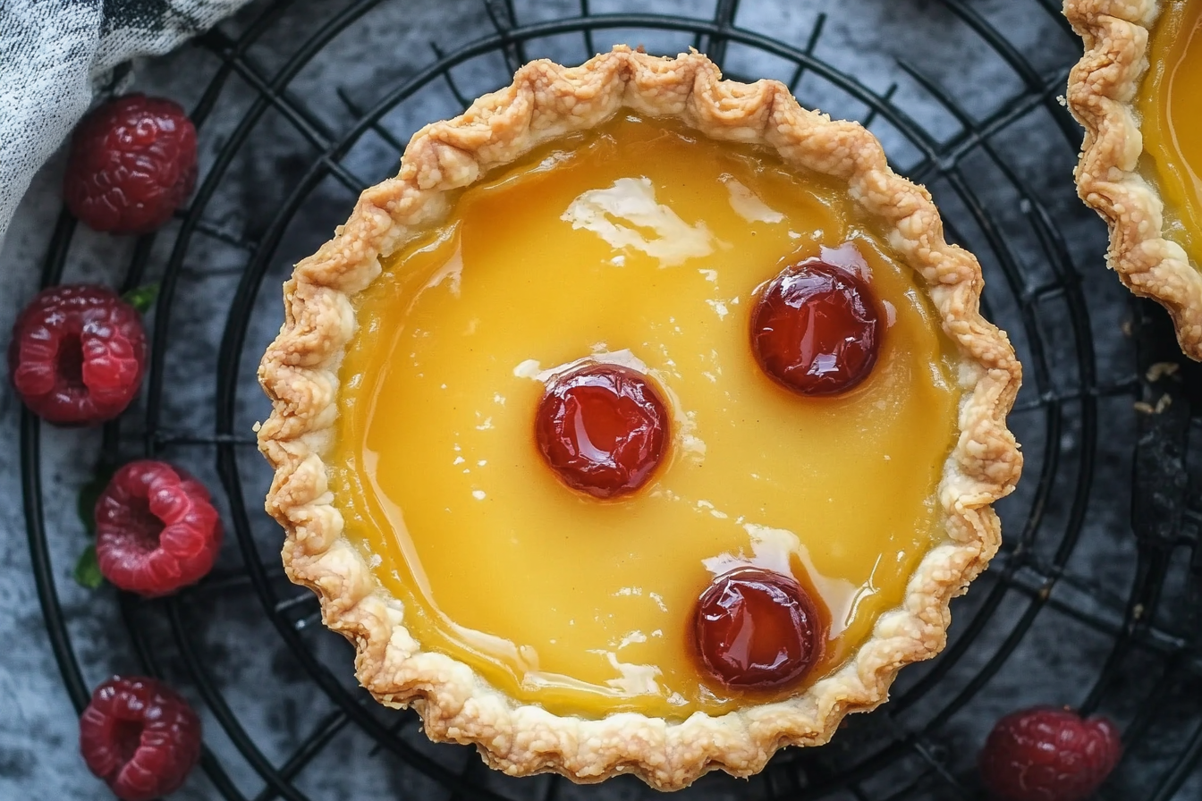 Lemon curd tart