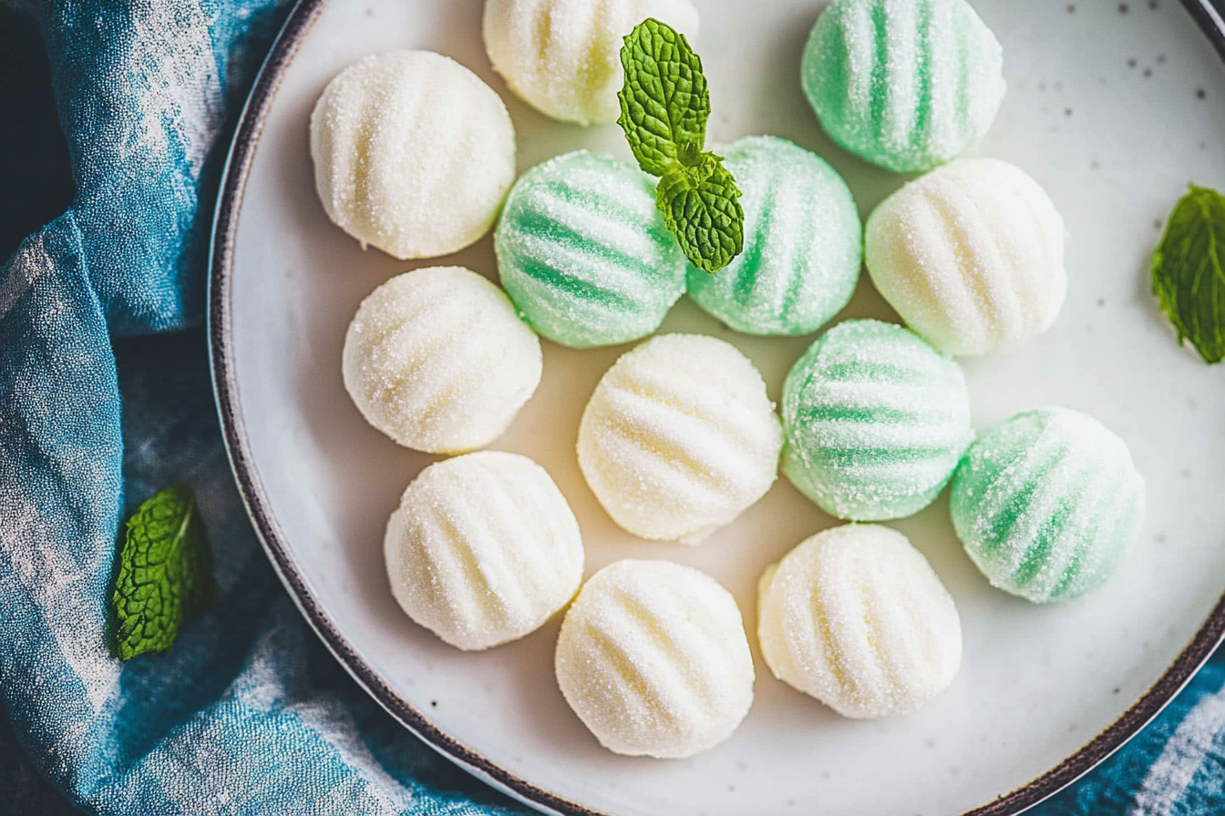 Homemade Cream Cheese Mints