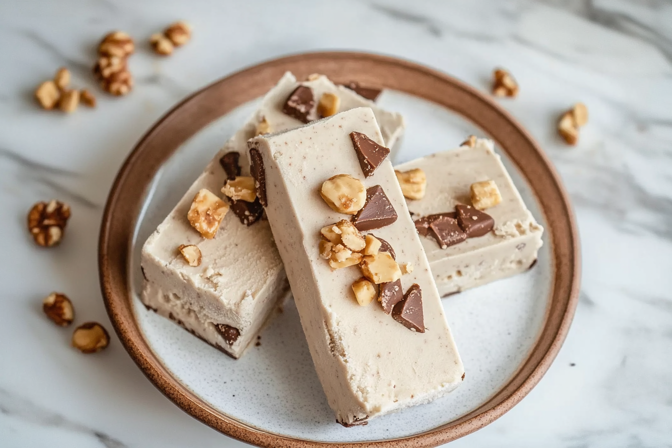 Peanut Butter Frozen Yogurt Bars