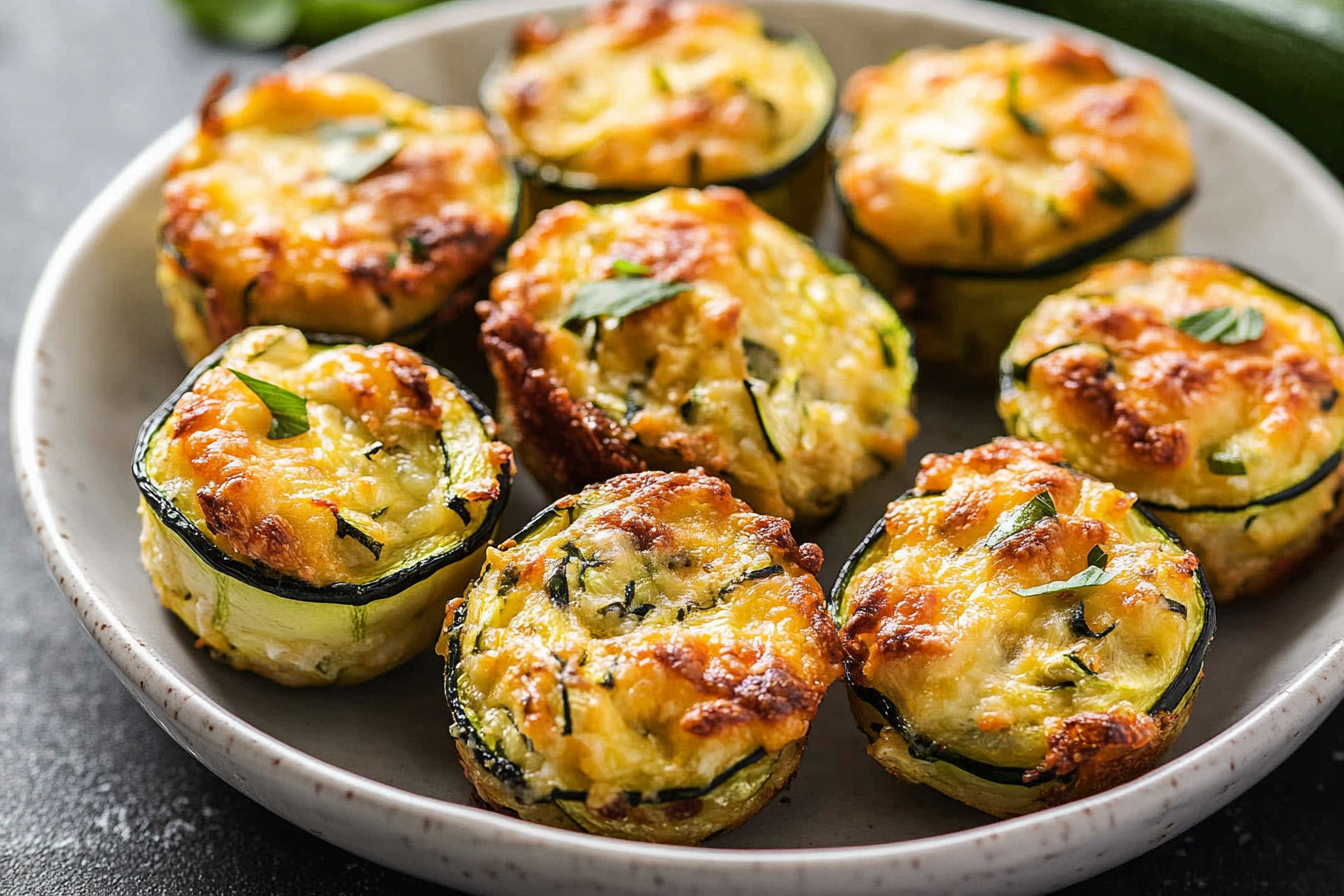 Zucchini Cheese Bites