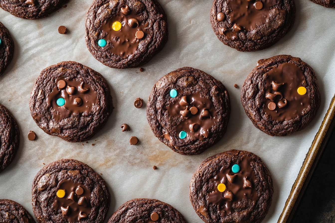 Cosmic Brownie Cookies