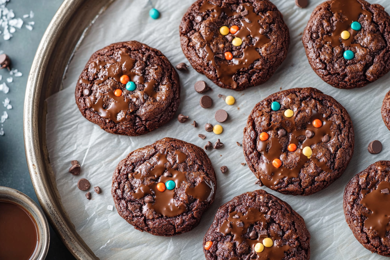 Cosmic Brownie Cookies