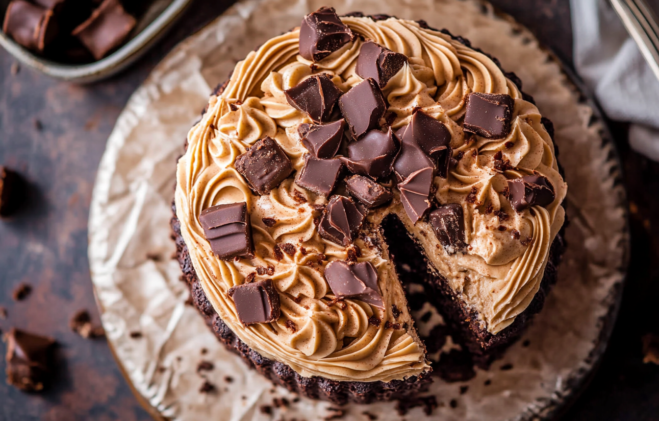 Peanut Butter Cup Clever Cake

