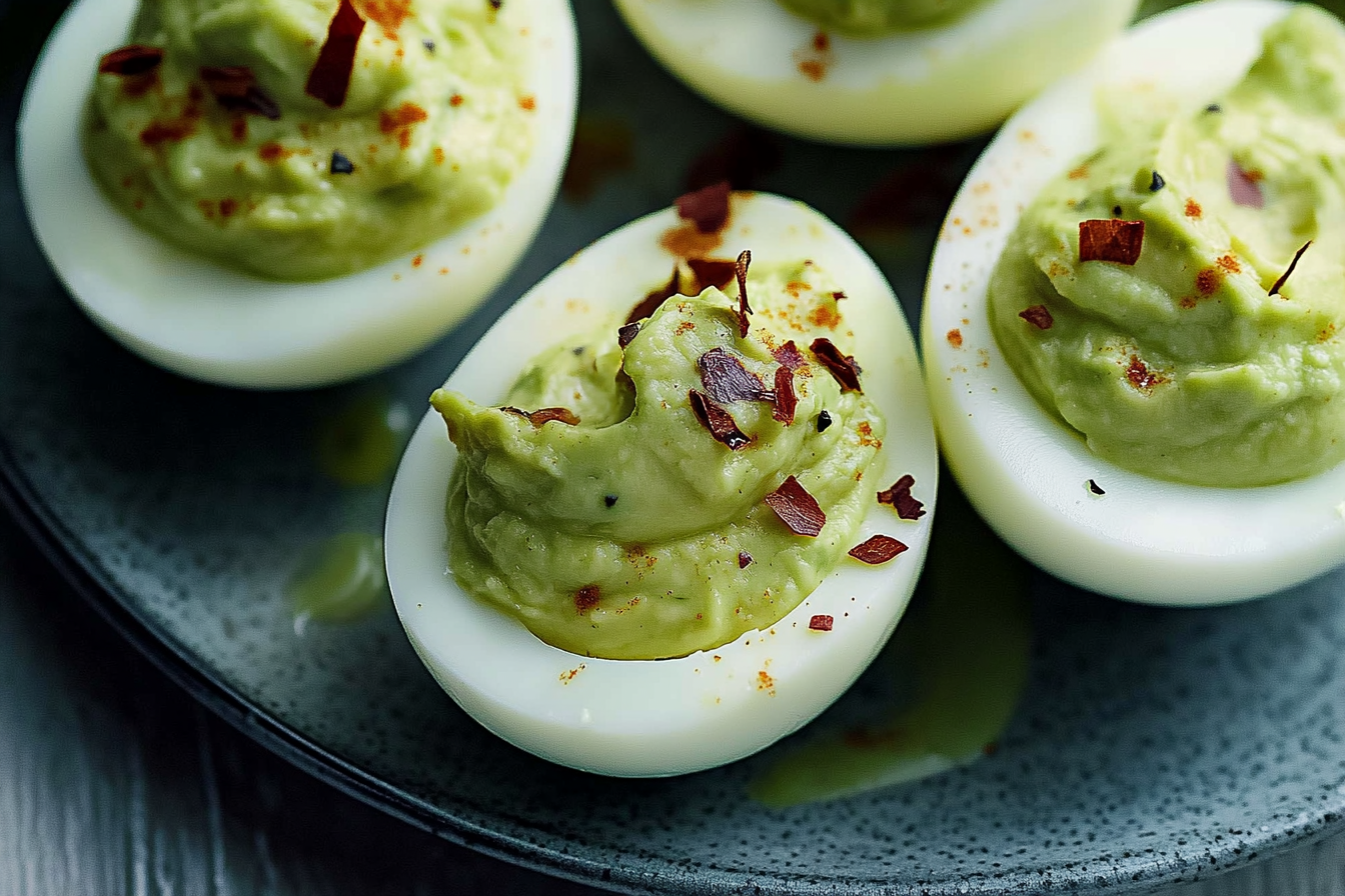 Avocado Deviled Eggs