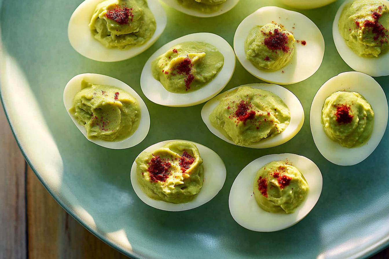Avocado Deviled Eggs