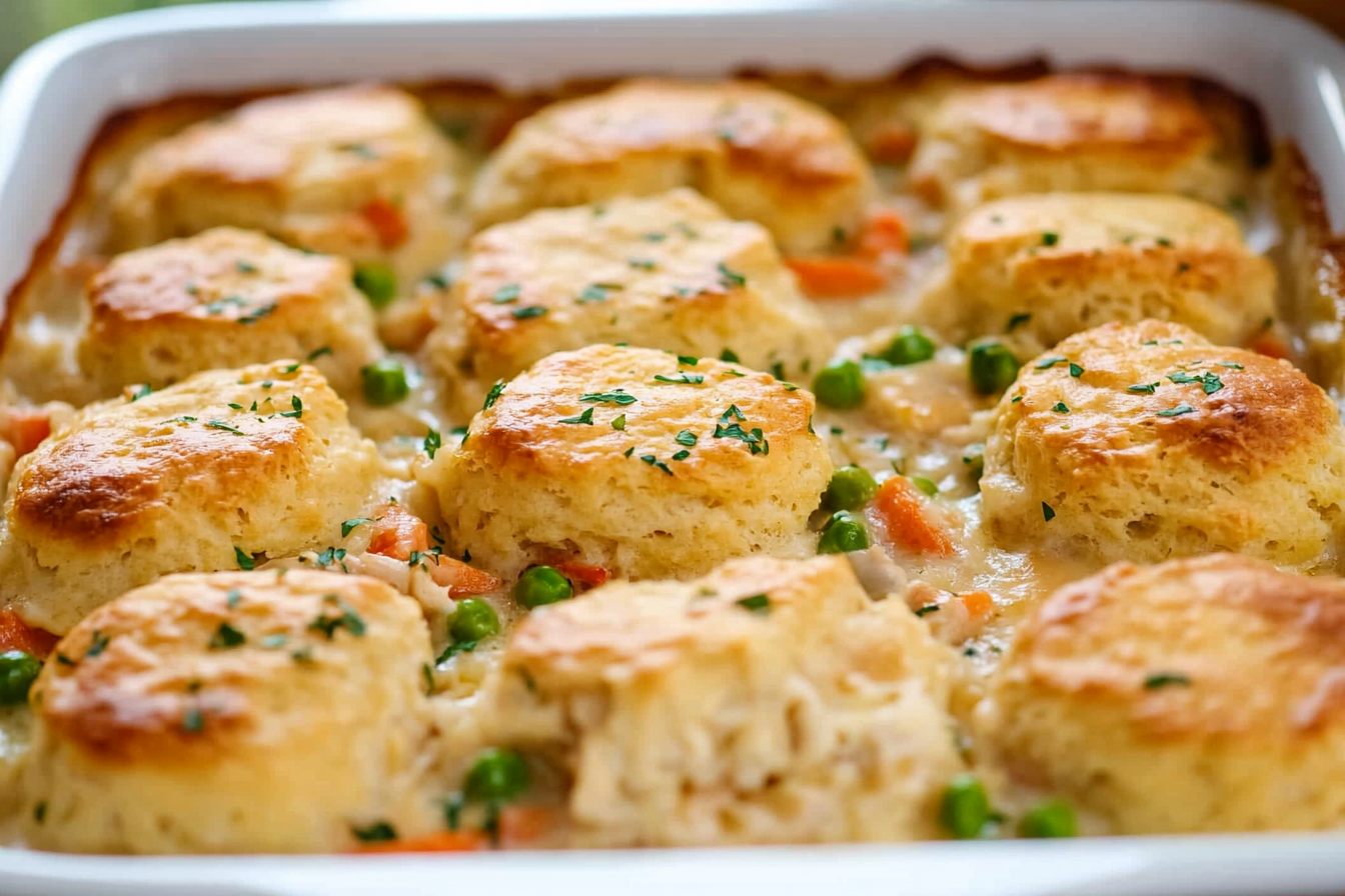Chicken Biscuit Casserole

