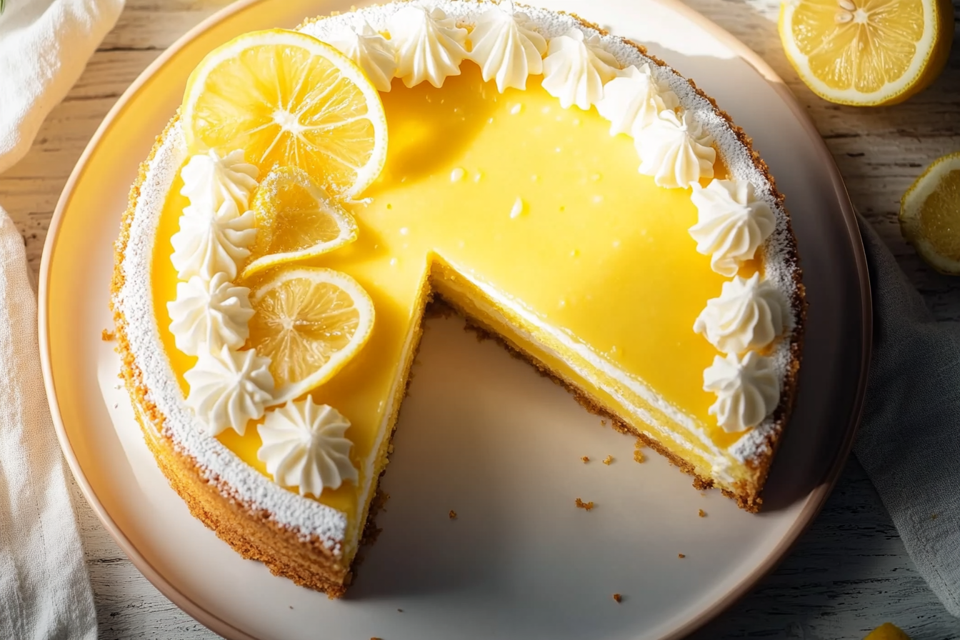 Lemon Crust Cake

