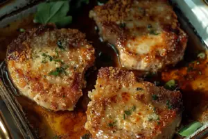 Parmesan Baked Pork Chops