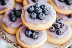 Blueberry sugar cookies