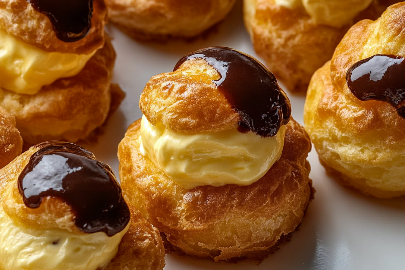 Boston Cream Puffs
