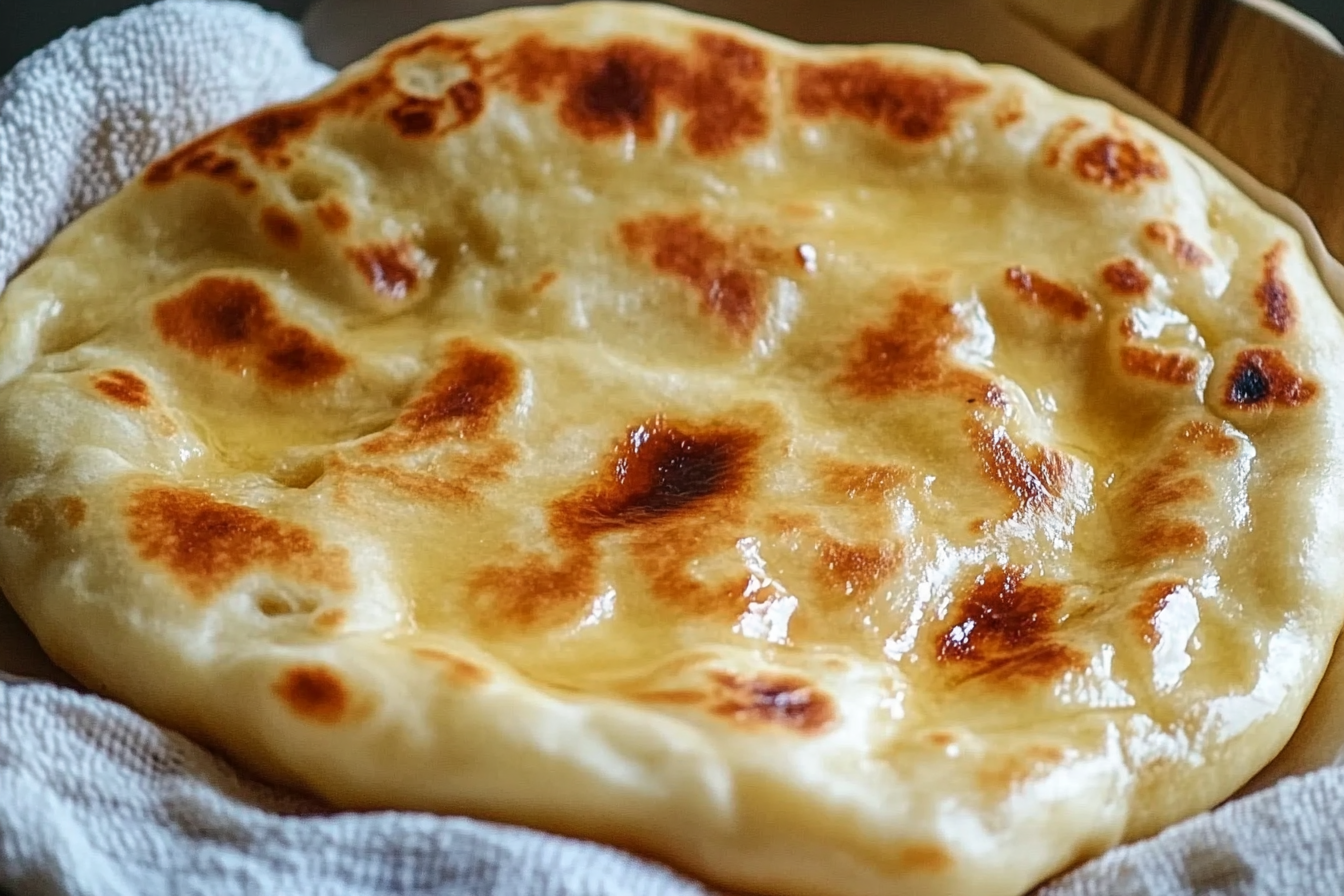 homemade naan bread