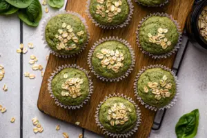 Oatmeal Green Smoothie Muffins