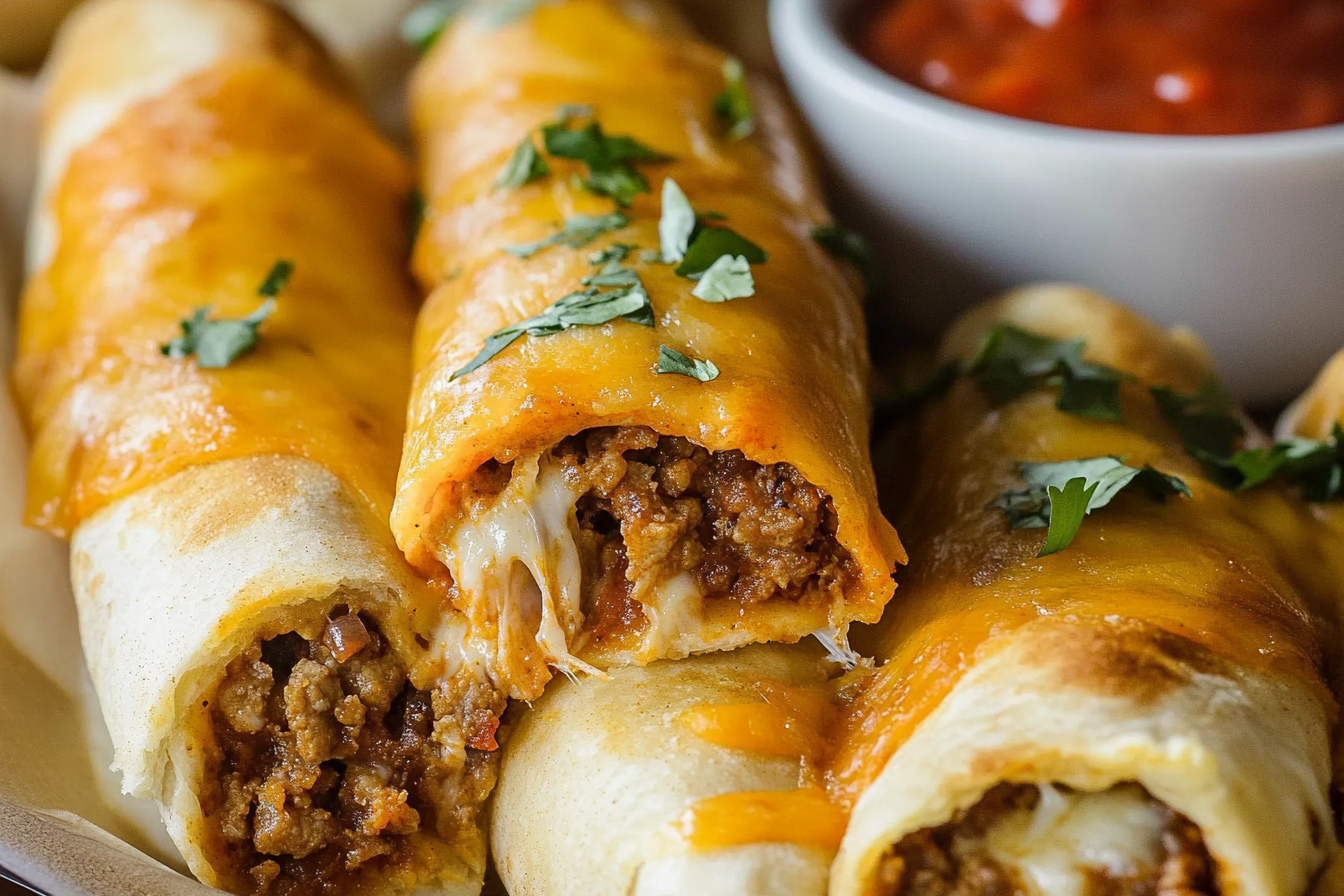 Cheesy taco sticks