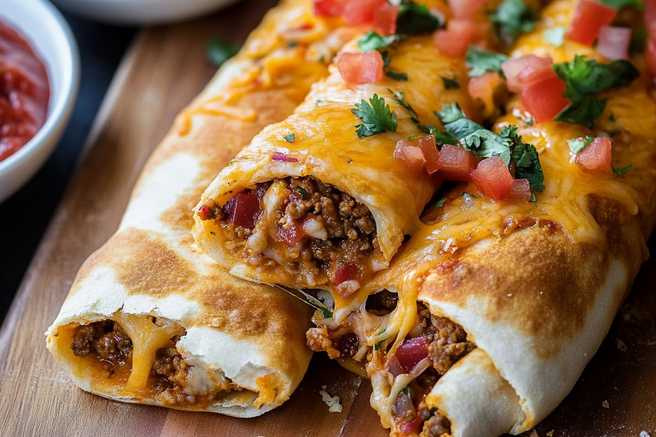Cheesy taco sticks