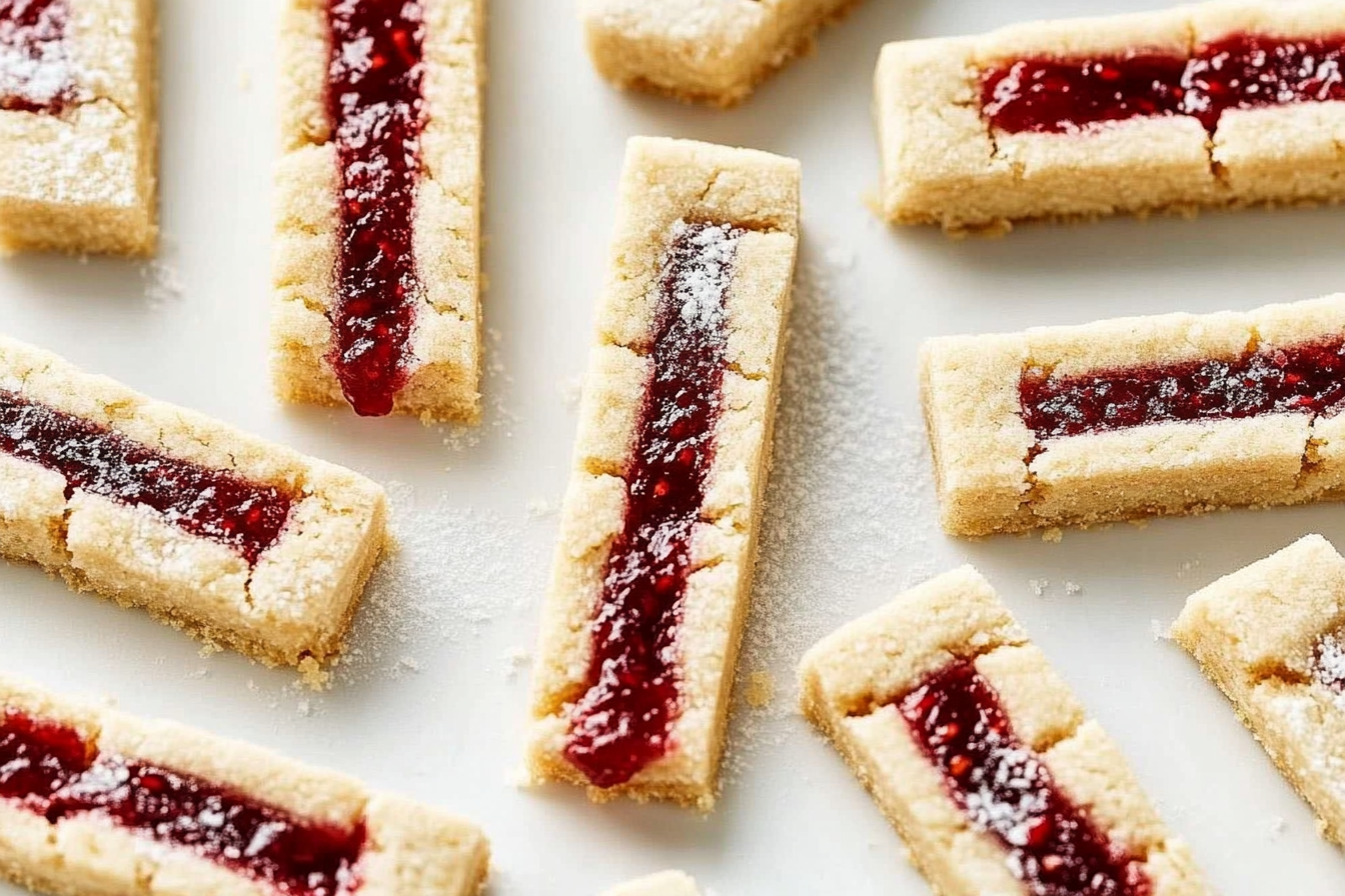 Raspberry Almond Strips