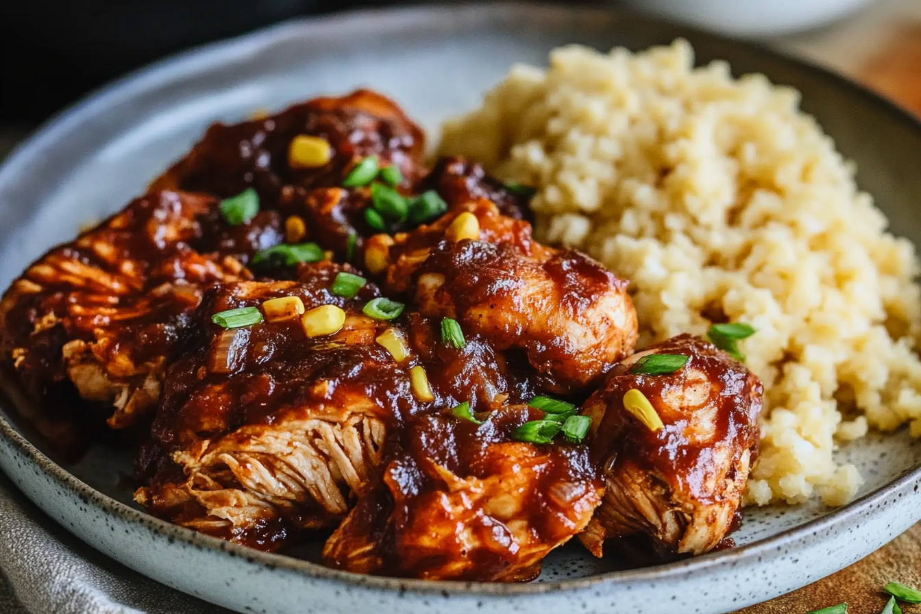 Crock Pot BBQ Chicken