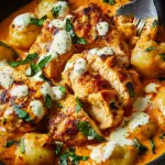 Creamy Harissa Chicken & Gnocchi