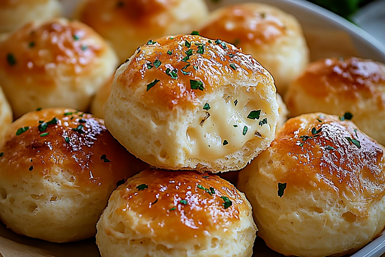Pillsbury Biscuit Garlic Butter Cheese Bombs