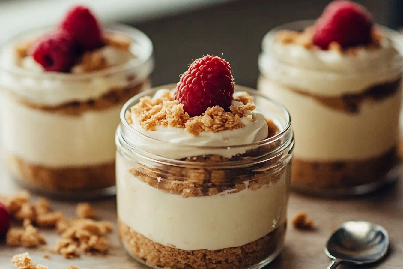 No-Bake Cheesecake Jars