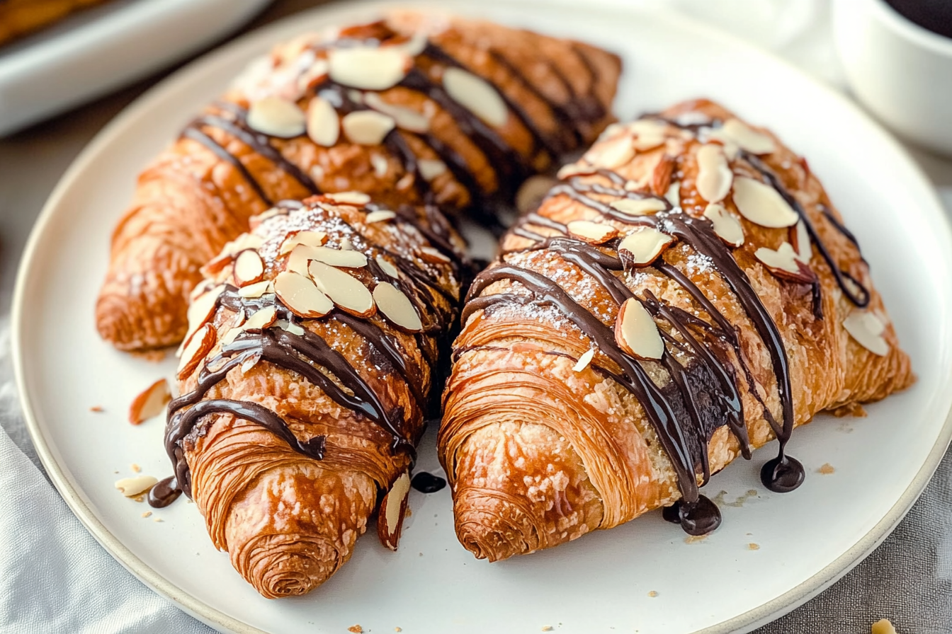 Chocolate Almond Croissants