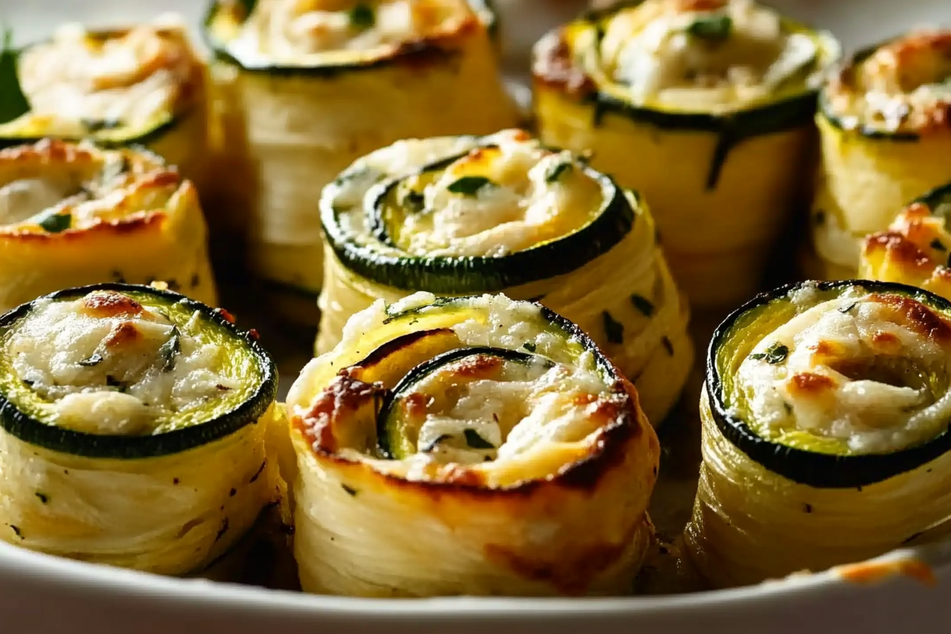 Zucchini & Cheese Roulades