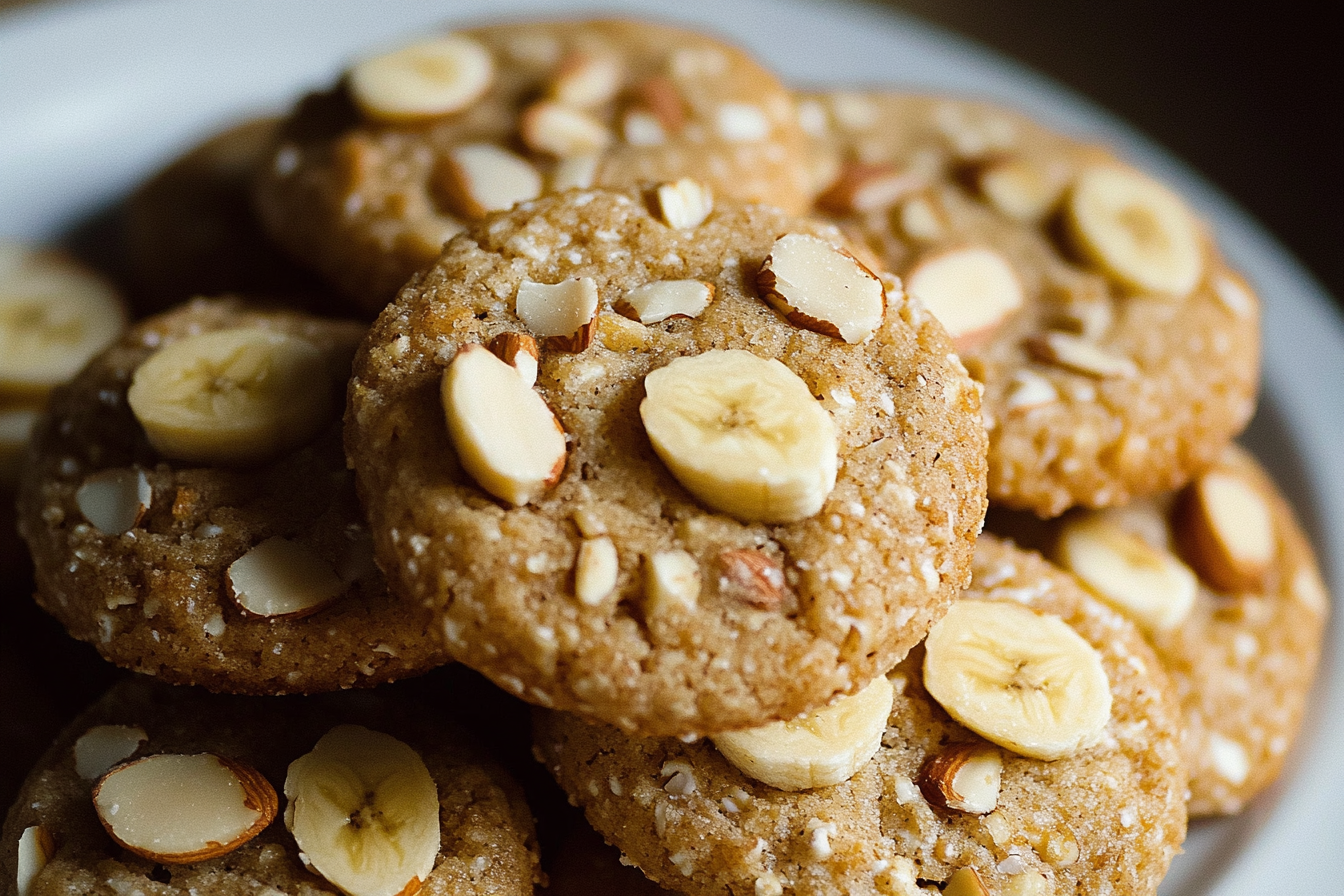 Almond Banana Cookies