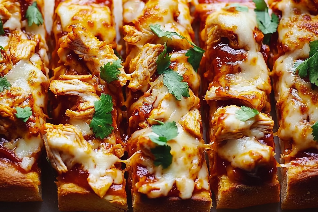 BBQ Chicken French Bread Pizza