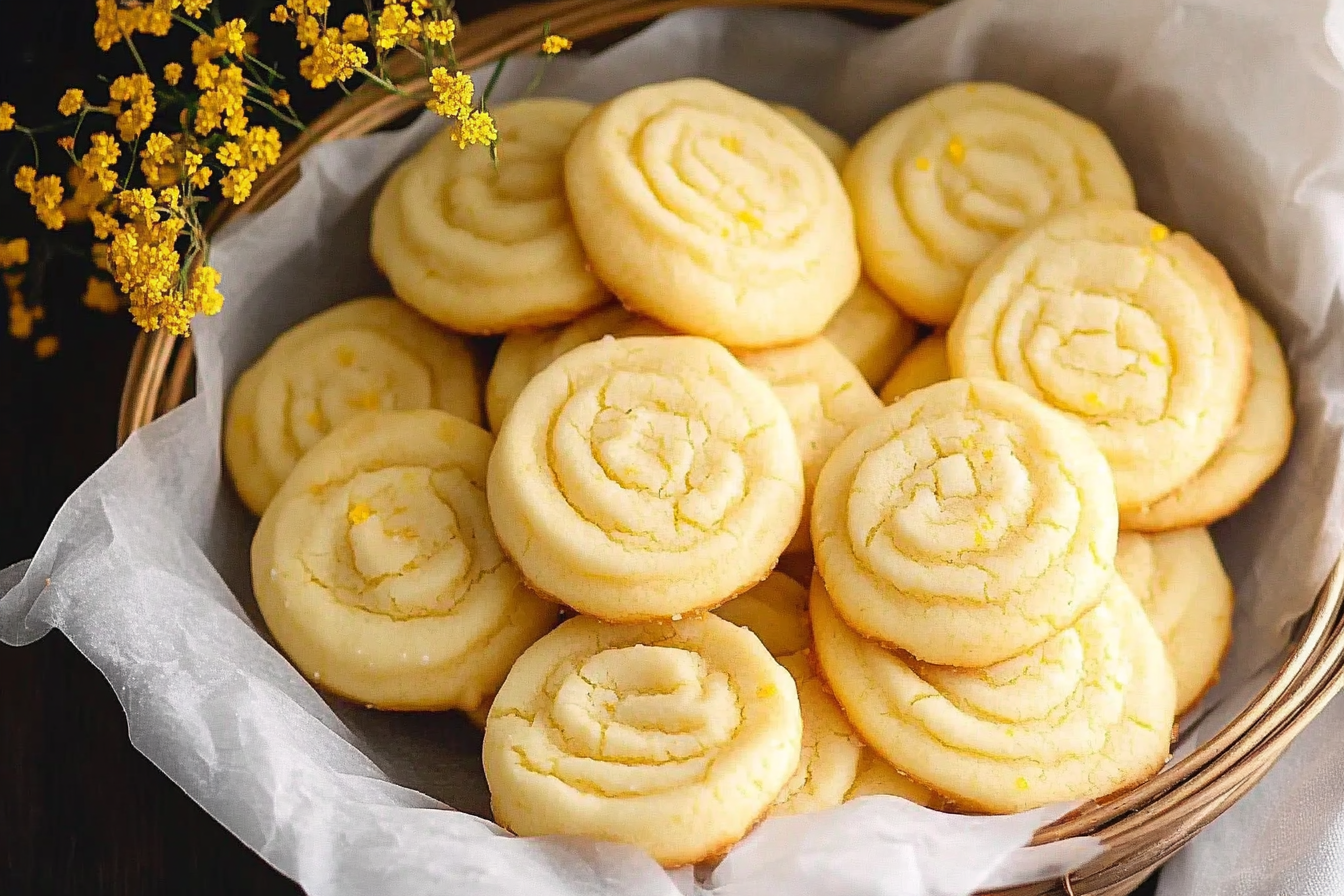 Mimosa Butter Cookies