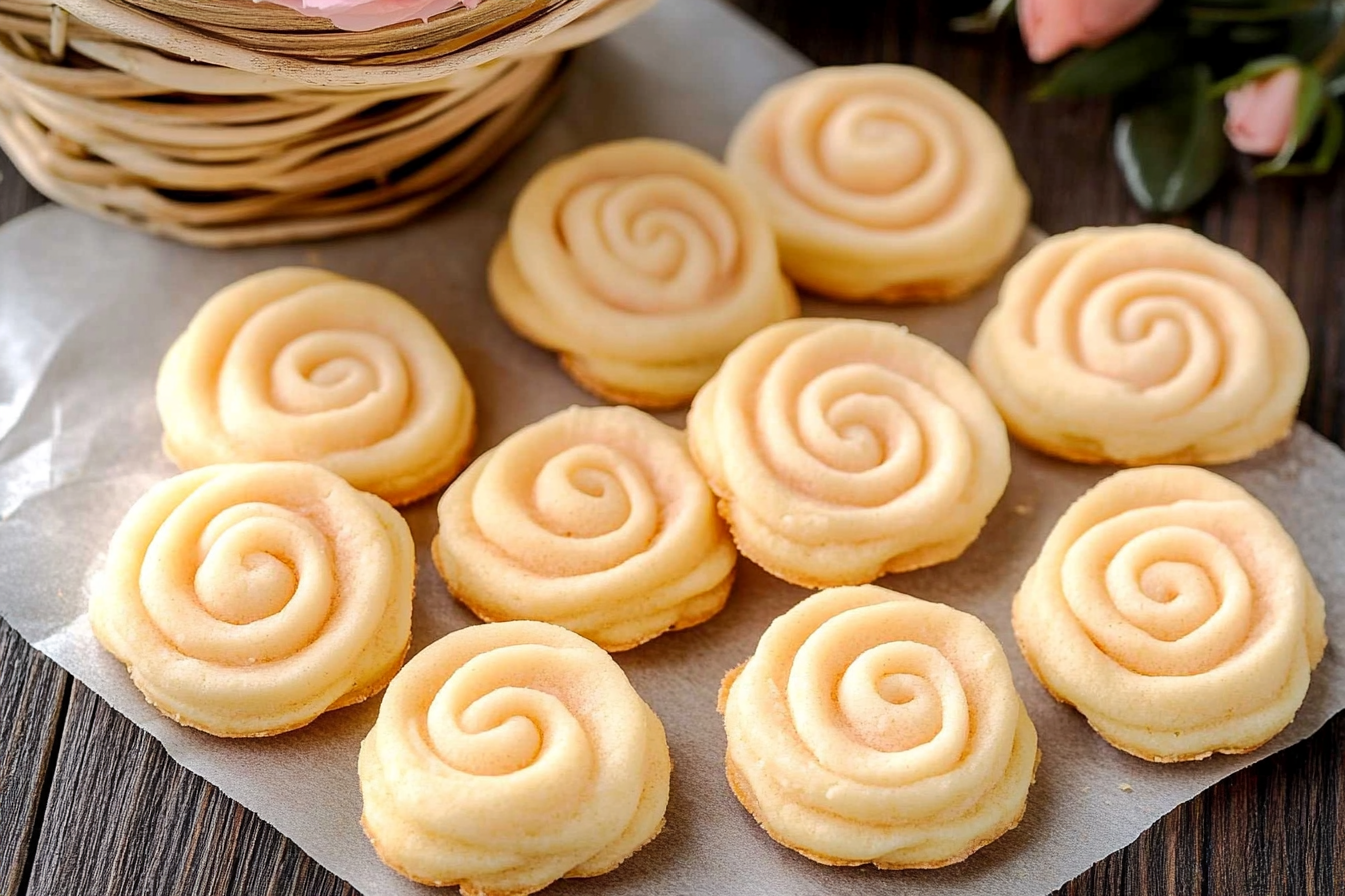 Mimosa Butter Cookies


