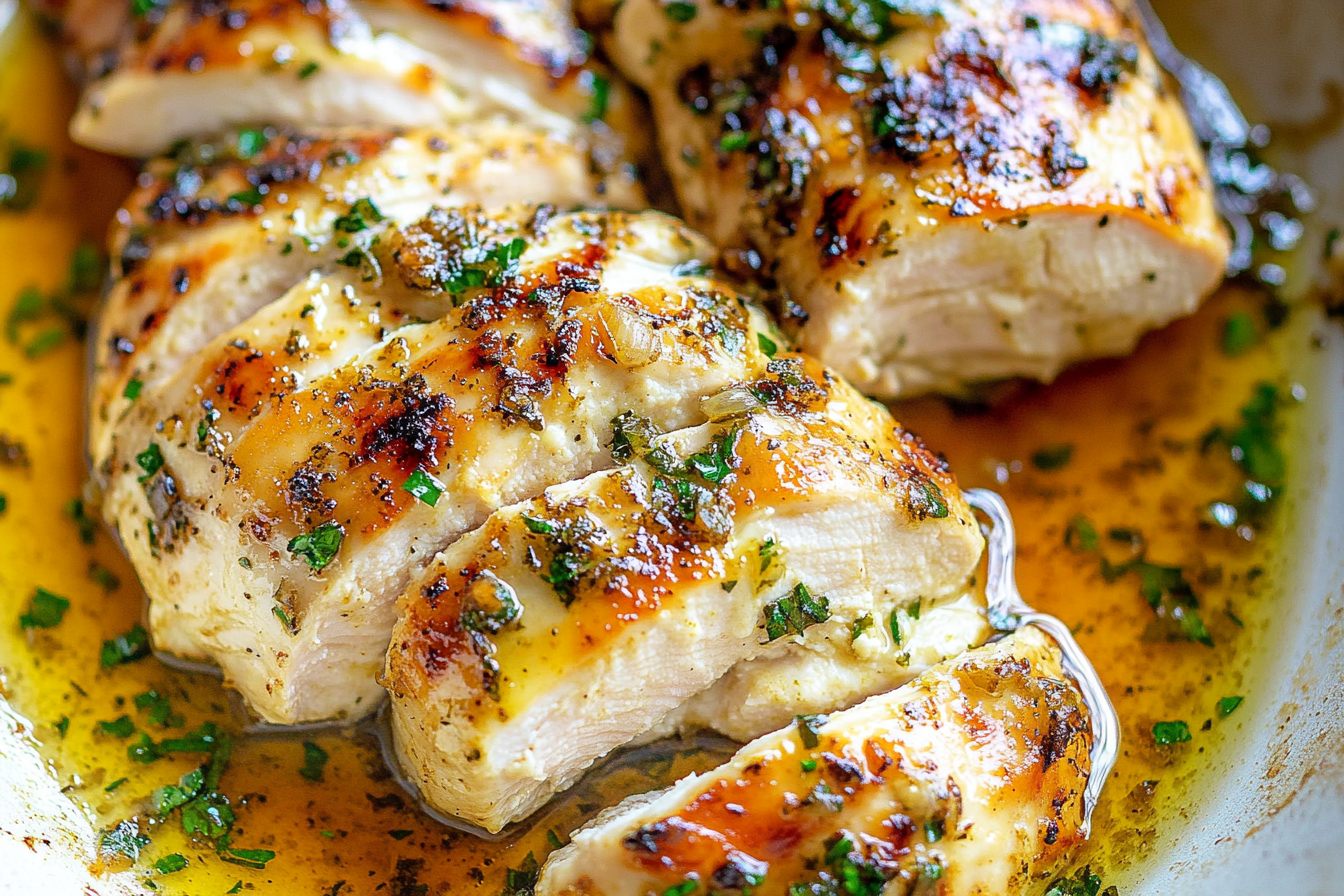 Garlic Butter Baked Chicken Breast