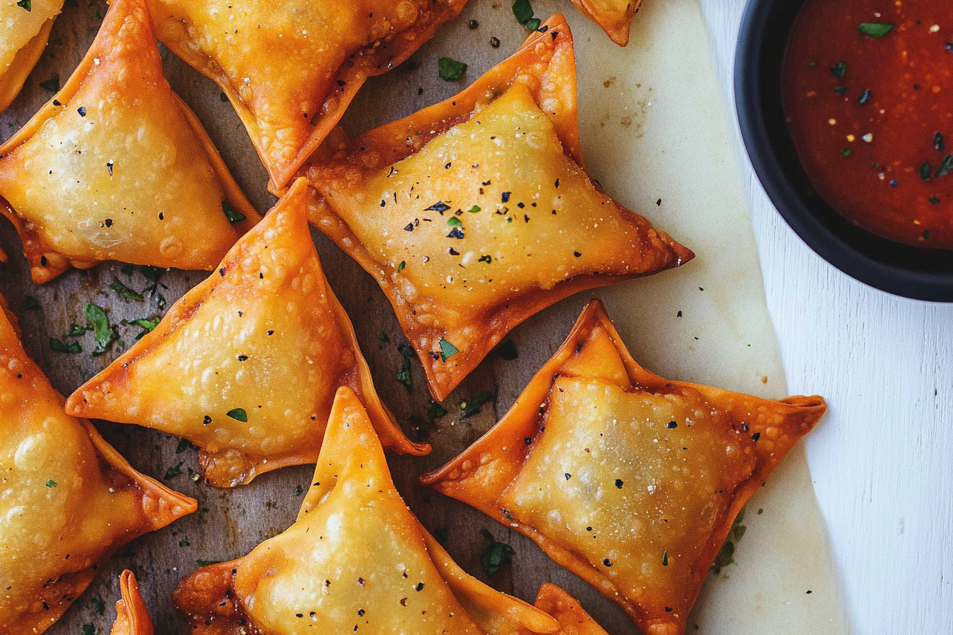 Pizza wontons