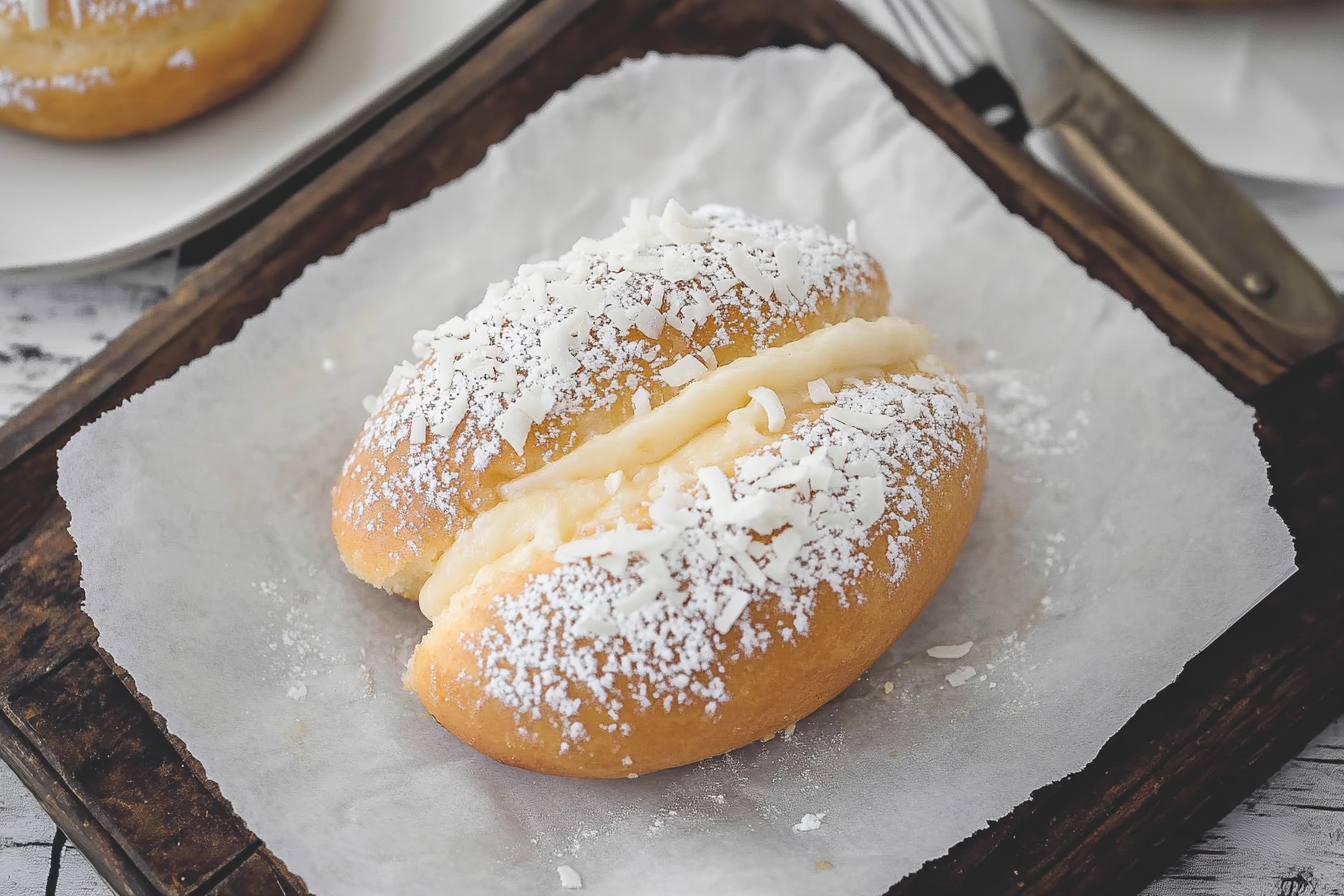 Coconut Cream Bun

