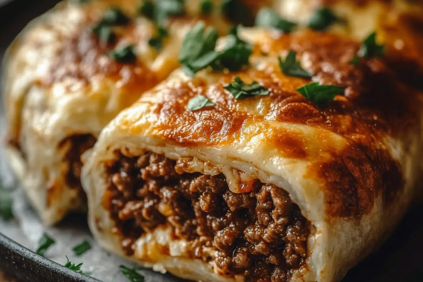 Cheesy Ground Beef Roll