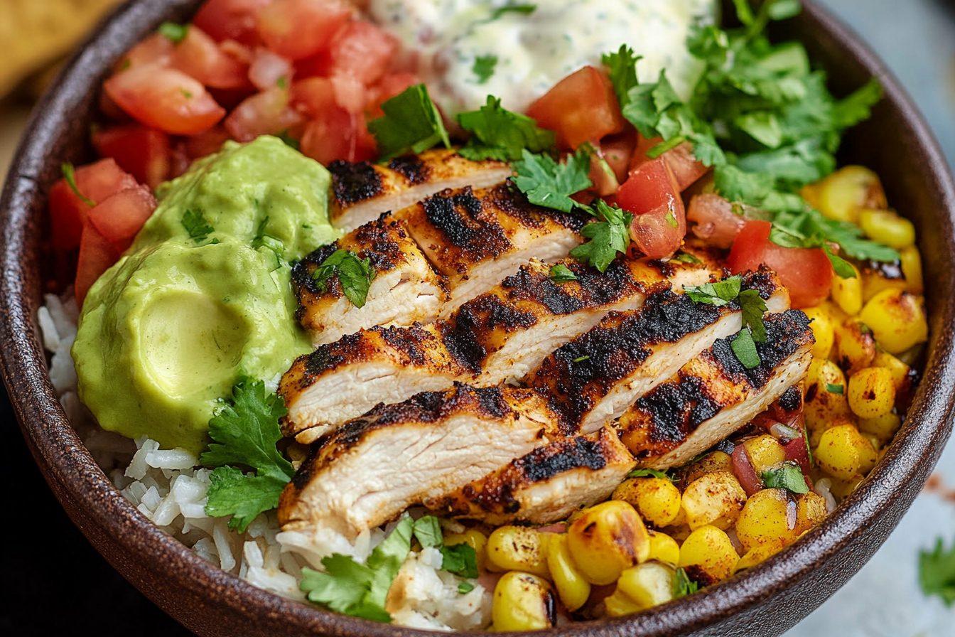 Grilled Chicken Burrito Bowl