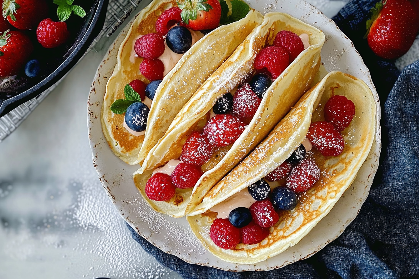 Pancake taco

