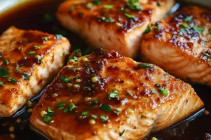 Brown Sugar Soy Sauce Salmon