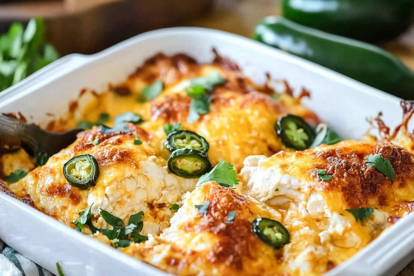 Jalapeno Popper Chicken Bake