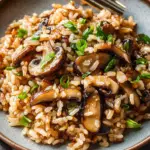 Miso Mushroom Crispy Rice
