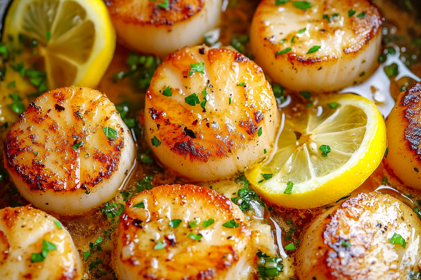 Lemon Butter Scallops

