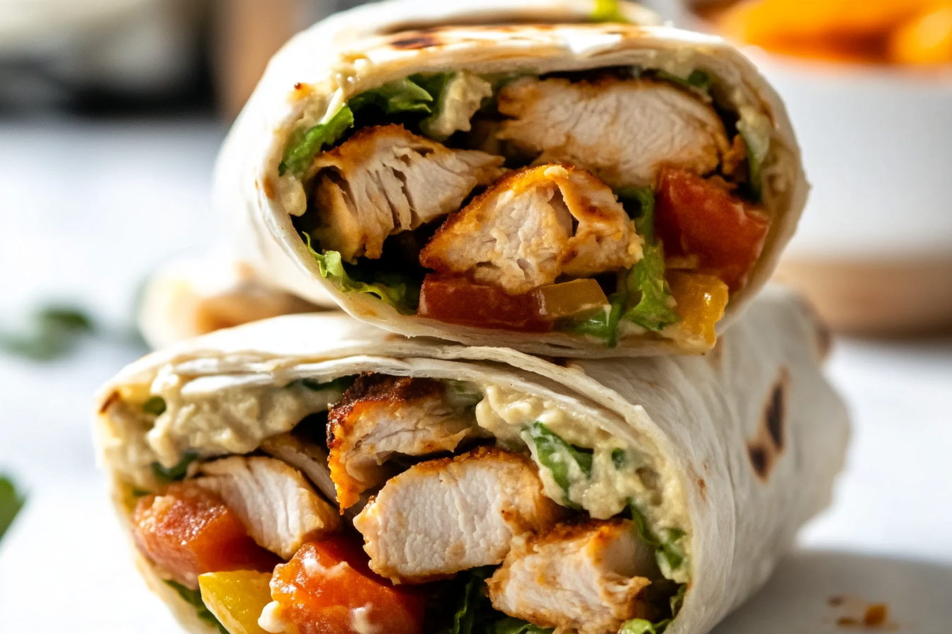 Rotisserie Chicken Wraps