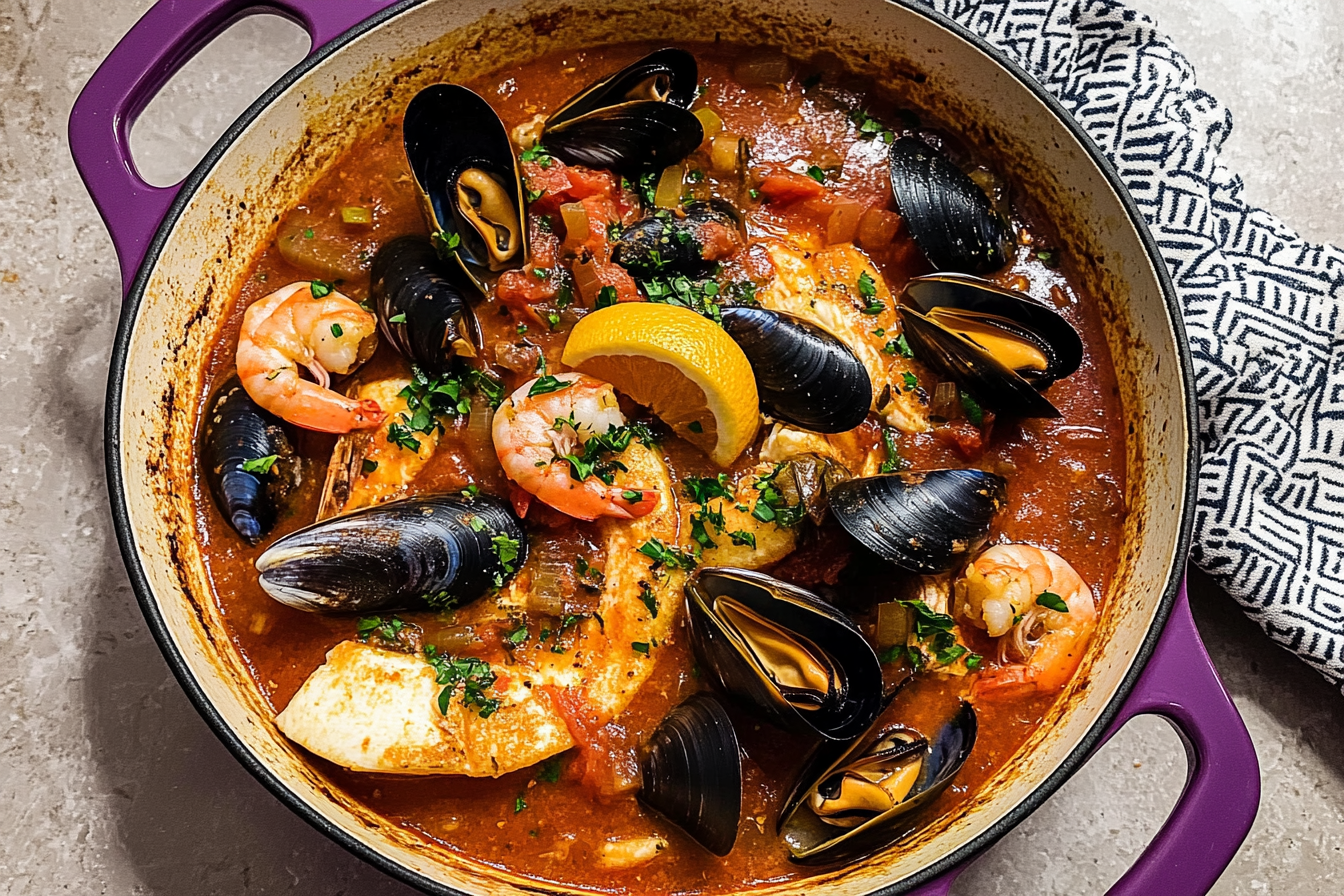 Bouillabaisse French Seafood Stew