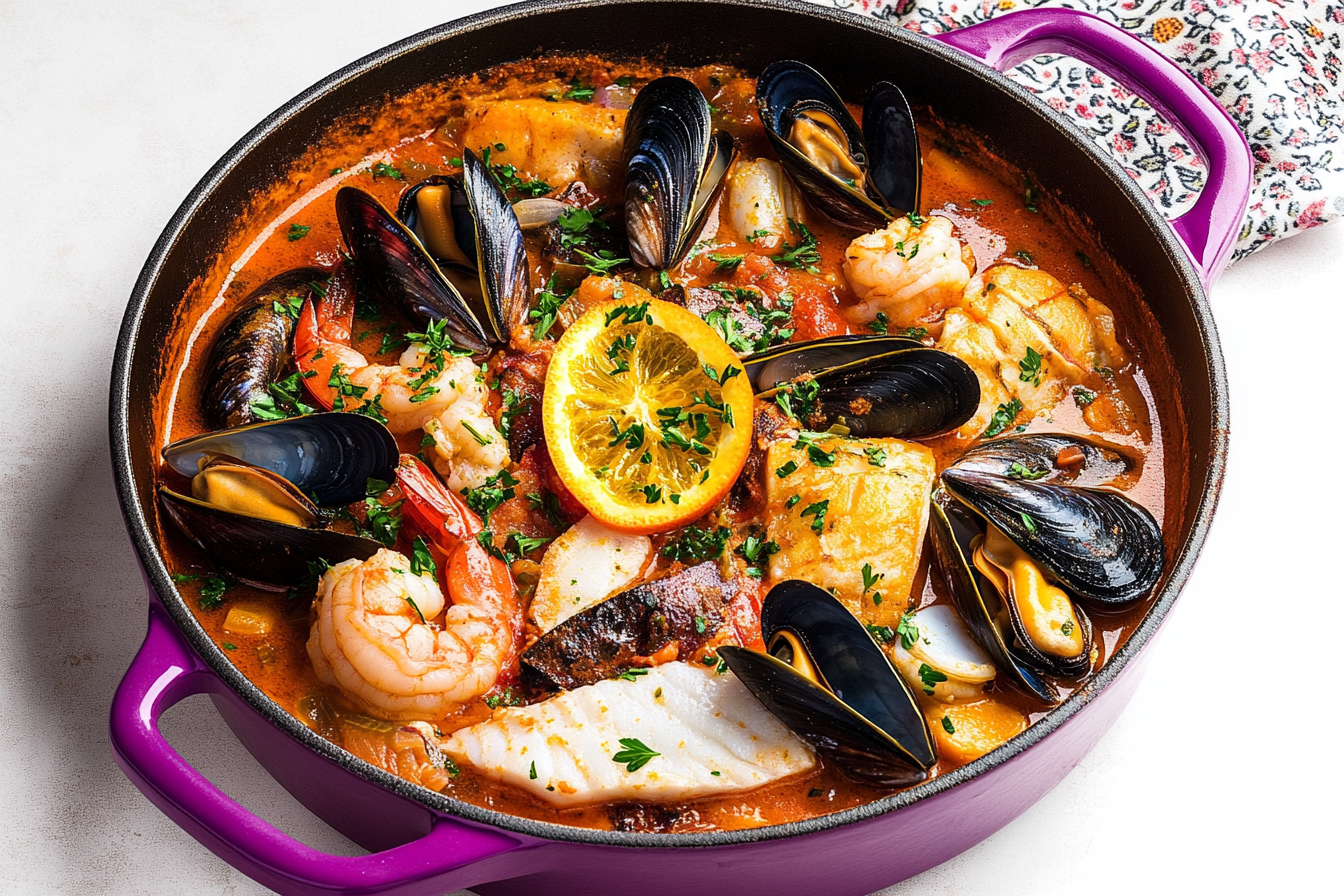 Bouillabaisse French Seafood Stew