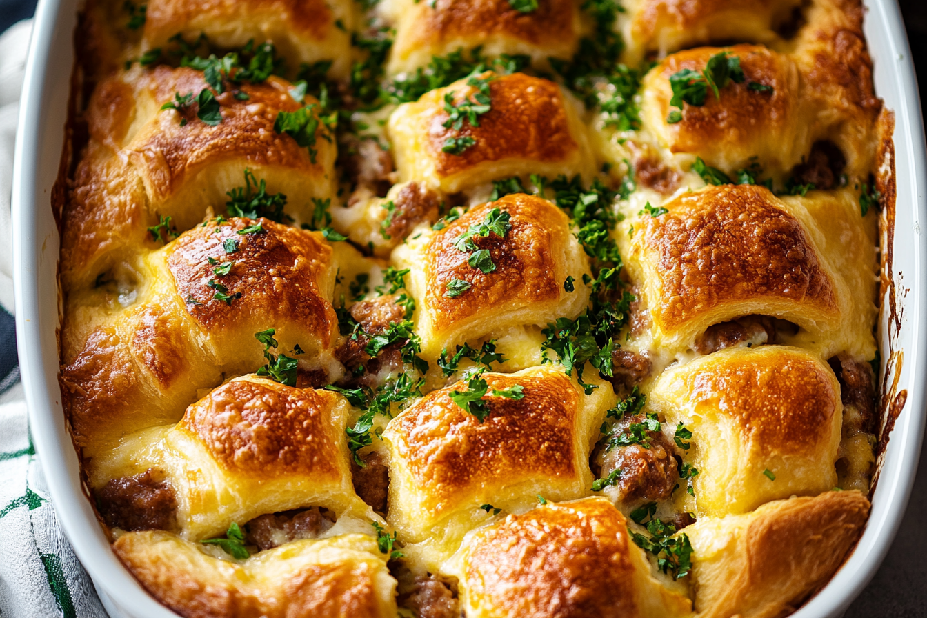 Crescent Roll Breakfast Casserole